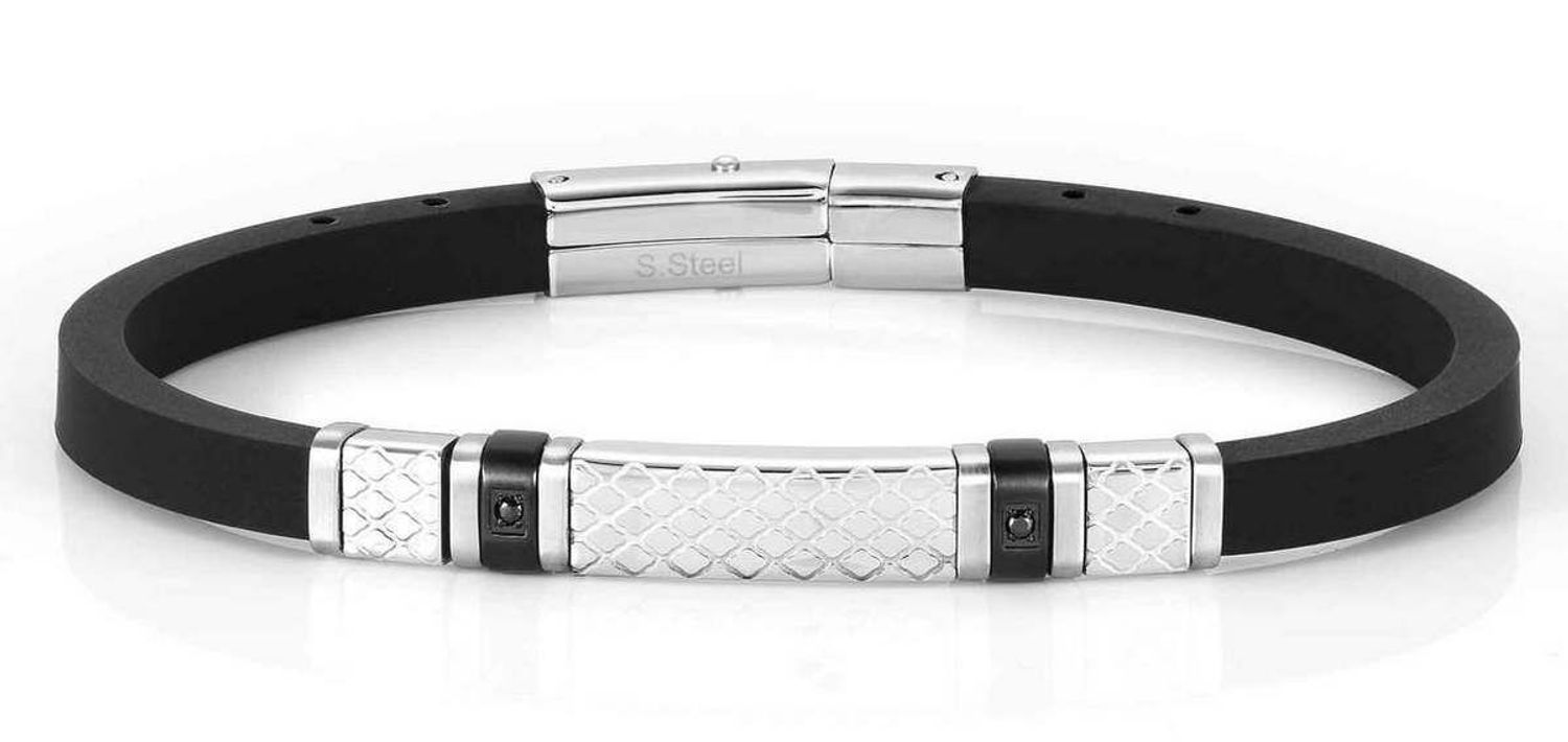 Bransoletka męska Nomination City kauczuk 'Grawerowane blaszki' 028809 015d.jpg